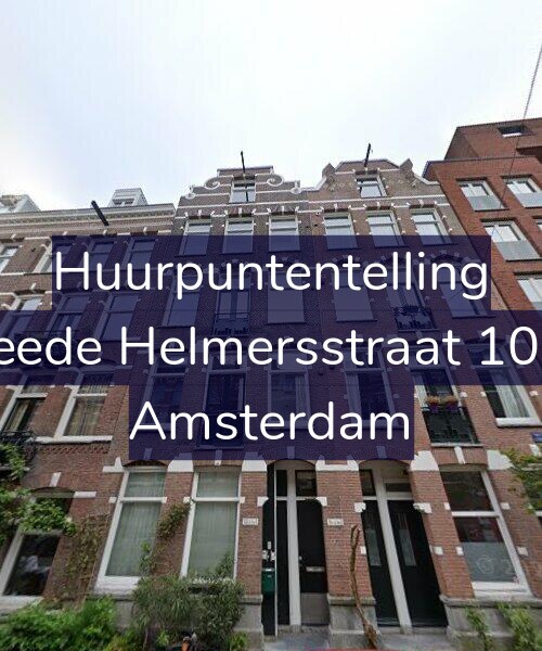 Foto gevel Huurpuntentelling voor Tweede Helmersstraat 106-C, Amsterdam