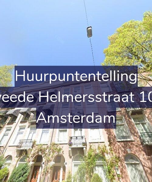 Foto gevel Huurpuntentelling voor Tweede Helmersstraat 10-2, Amsterdam