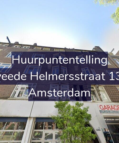 Foto gevel Huurpuntentelling voor Tweede Helmersstraat 13-C, Amsterdam