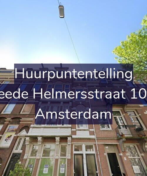Foto gevel Huurpuntentelling voor Tweede Helmersstraat 103-2, Amsterdam