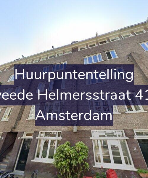 Foto gevel Huurpuntentelling voor Tweede Helmersstraat 41-1, Amsterdam