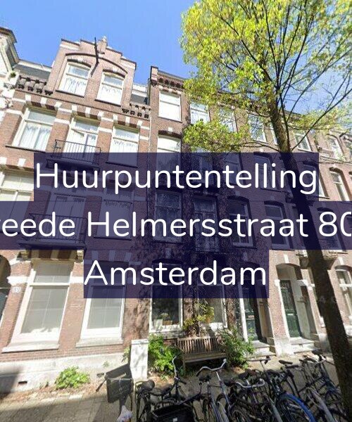 Foto gevel Huurpuntentelling voor Tweede Helmersstraat 80-H, Amsterdam