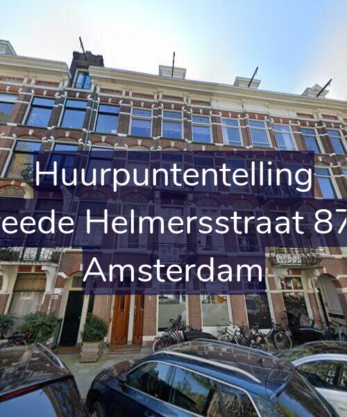 Foto gevel Huurpuntentelling voor Tweede Helmersstraat 87-H, Amsterdam