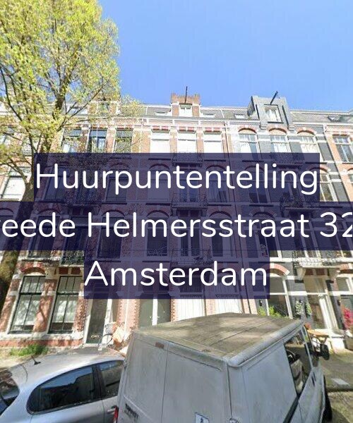 Foto gevel Huurpuntentelling voor Tweede Helmersstraat 32-H, Amsterdam