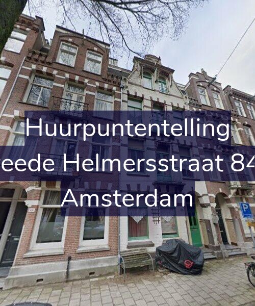 Foto gevel Huurpuntentelling voor Tweede Helmersstraat 84-H, Amsterdam