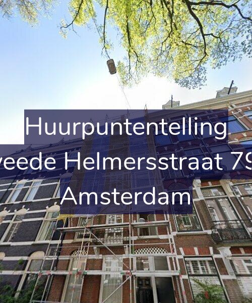 Foto gevel Huurpuntentelling voor Tweede Helmersstraat 79-2, Amsterdam