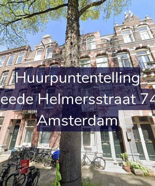 Foto gevel Huurpuntentelling voor Tweede Helmersstraat 74-H, Amsterdam