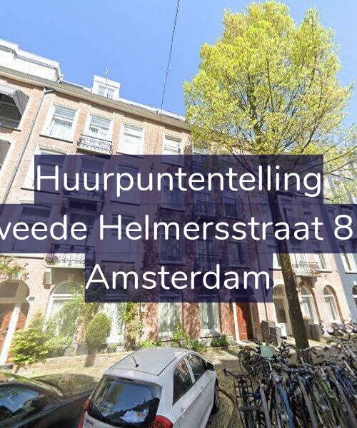 Foto gevel Huurpuntentelling voor Tweede Helmersstraat 8-H, Amsterdam