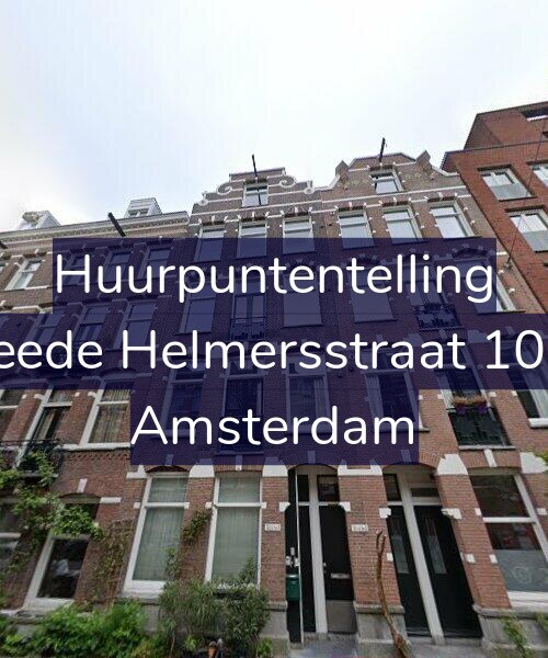 Foto gevel Huurpuntentelling voor Tweede Helmersstraat 106-B, Amsterdam