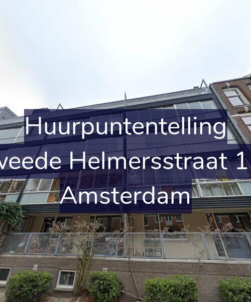 Foto gevel Huurpuntentelling voor Tweede Helmersstraat 136, Amsterdam