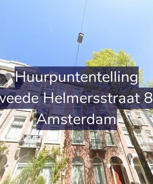 Foto gevel Huurpuntentelling voor Tweede Helmersstraat 8-3, Amsterdam