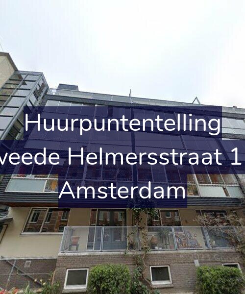 Foto gevel Huurpuntentelling voor Tweede Helmersstraat 152, Amsterdam