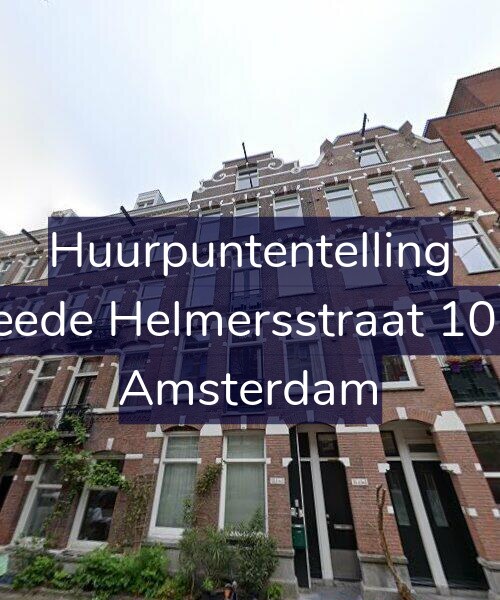 Foto gevel Huurpuntentelling voor Tweede Helmersstraat 106-A, Amsterdam