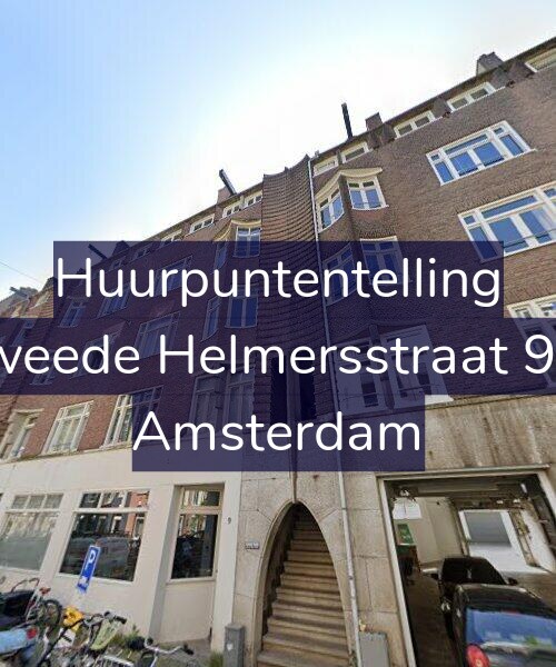 Foto gevel Huurpuntentelling voor Tweede Helmersstraat 9-1, Amsterdam