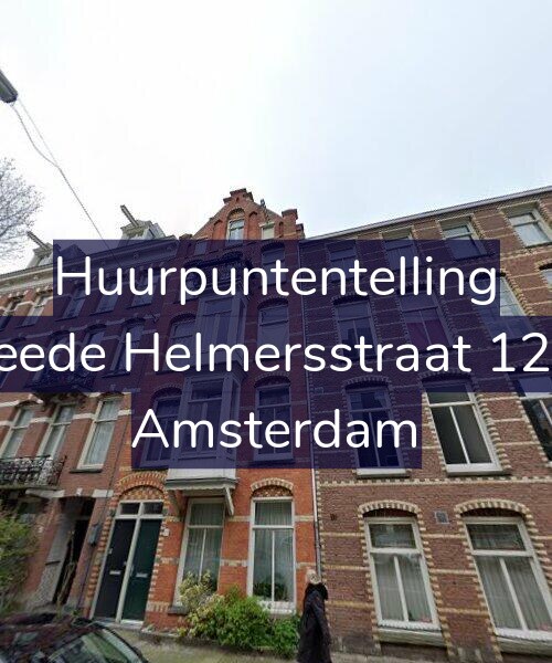 Foto gevel Huurpuntentelling voor Tweede Helmersstraat 123-2, Amsterdam