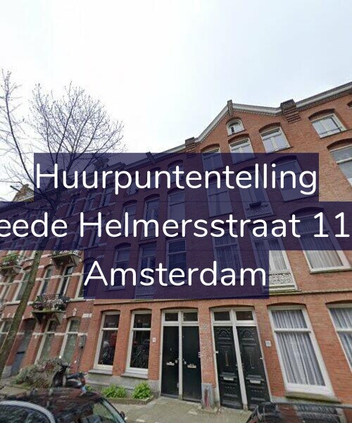 Foto gevel Huurpuntentelling voor Tweede Helmersstraat 113-2, Amsterdam