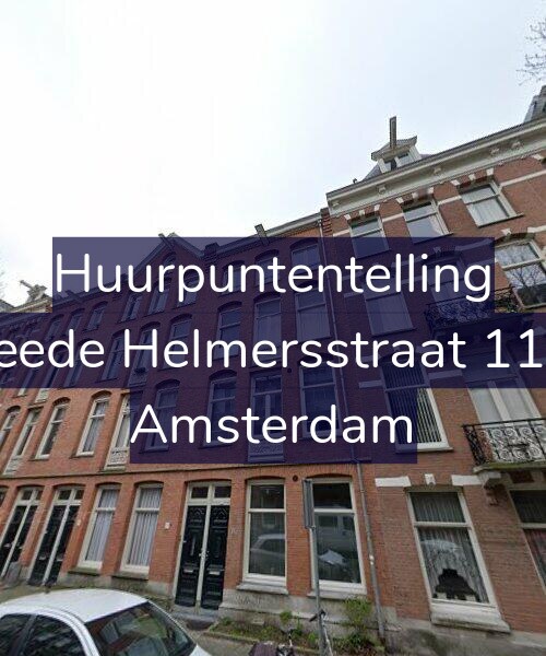 Foto gevel Huurpuntentelling voor Tweede Helmersstraat 117-3, Amsterdam