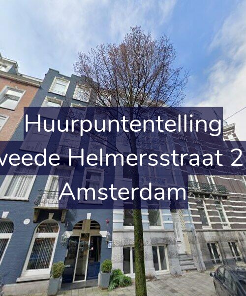 Foto gevel Huurpuntentelling voor Tweede Helmersstraat 2-H, Amsterdam