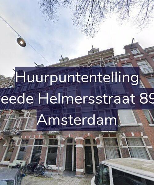 Foto gevel Huurpuntentelling voor Tweede Helmersstraat 89-A, Amsterdam