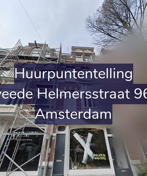 Foto gevel Huurpuntentelling voor Tweede Helmersstraat 96-1, Amsterdam