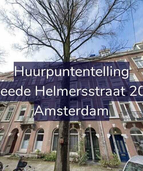 Foto gevel Huurpuntentelling voor Tweede Helmersstraat 20-H, Amsterdam