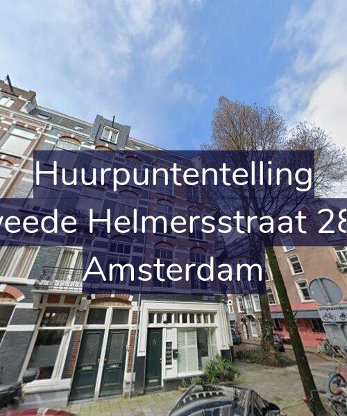 Foto gevel Huurpuntentelling voor Tweede Helmersstraat 28-1, Amsterdam