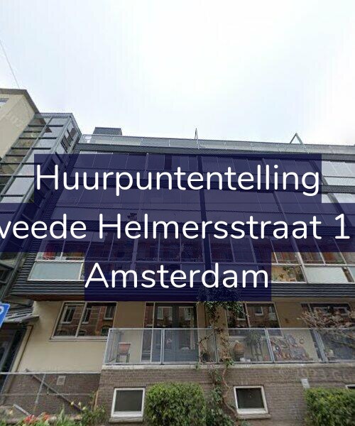 Foto gevel Huurpuntentelling voor Tweede Helmersstraat 154, Amsterdam