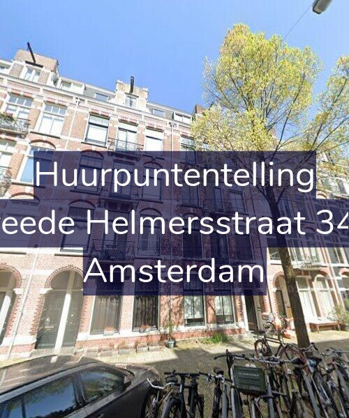 Foto gevel Huurpuntentelling voor Tweede Helmersstraat 34-H, Amsterdam