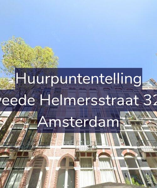 Foto gevel Huurpuntentelling voor Tweede Helmersstraat 32-3, Amsterdam