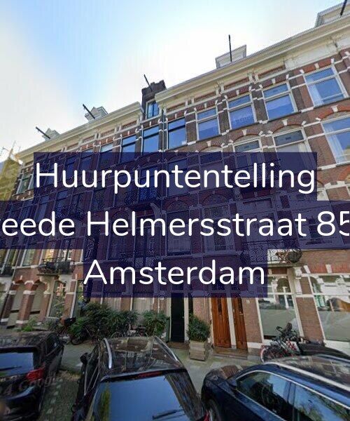 Foto gevel Huurpuntentelling voor Tweede Helmersstraat 85-H, Amsterdam
