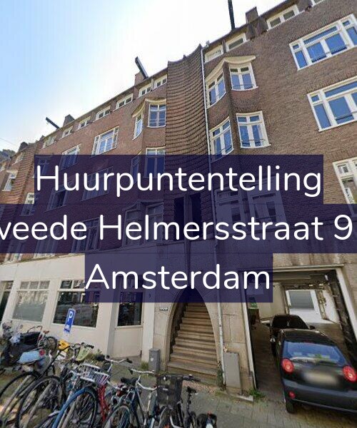 Foto gevel Huurpuntentelling voor Tweede Helmersstraat 9-H, Amsterdam