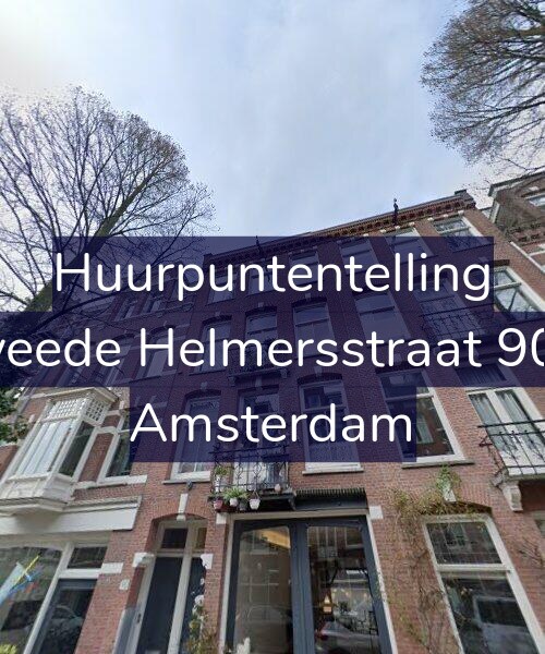 Foto gevel Huurpuntentelling voor Tweede Helmersstraat 90-2, Amsterdam