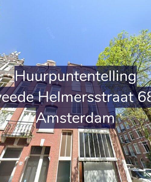 Foto gevel Huurpuntentelling voor Tweede Helmersstraat 68-2, Amsterdam