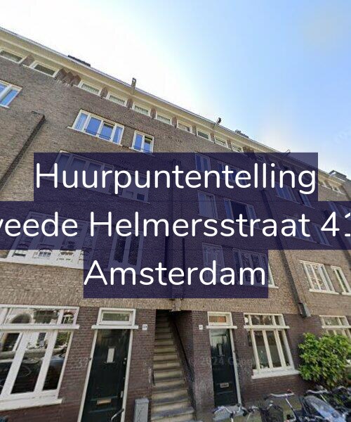 Foto gevel Huurpuntentelling voor Tweede Helmersstraat 41-4, Amsterdam