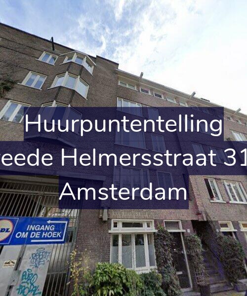 Foto gevel Huurpuntentelling voor Tweede Helmersstraat 31-H, Amsterdam