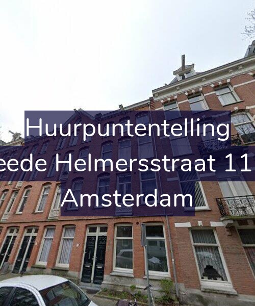 Foto gevel Huurpuntentelling voor Tweede Helmersstraat 117-H, Amsterdam