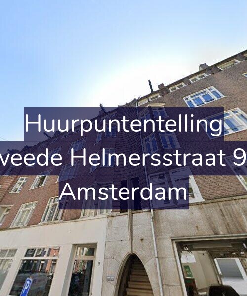 Foto gevel Huurpuntentelling voor Tweede Helmersstraat 9-3, Amsterdam
