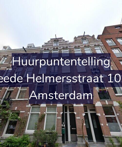 Foto gevel Huurpuntentelling voor Tweede Helmersstraat 106-D, Amsterdam