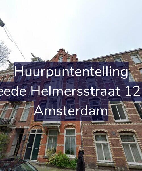 Foto gevel Huurpuntentelling voor Tweede Helmersstraat 123-H, Amsterdam