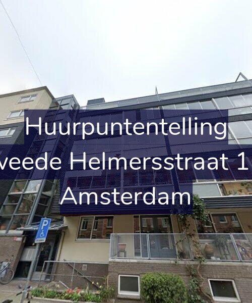 Foto gevel Huurpuntentelling voor Tweede Helmersstraat 162, Amsterdam