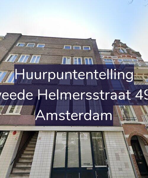 Foto gevel Huurpuntentelling voor Tweede Helmersstraat 49-1, Amsterdam
