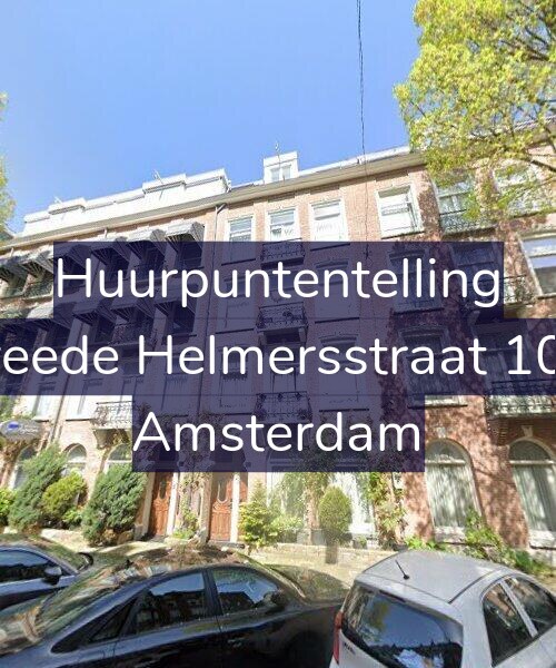 Foto gevel Huurpuntentelling voor Tweede Helmersstraat 10-H, Amsterdam