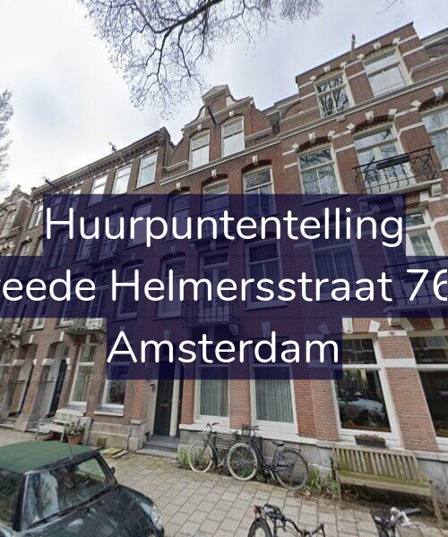Foto gevel Huurpuntentelling voor Tweede Helmersstraat 76-H, Amsterdam