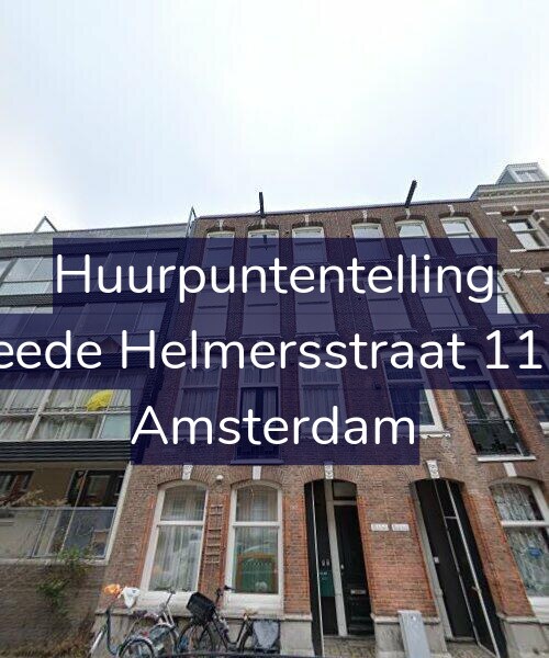 Foto gevel Huurpuntentelling voor Tweede Helmersstraat 116-A, Amsterdam