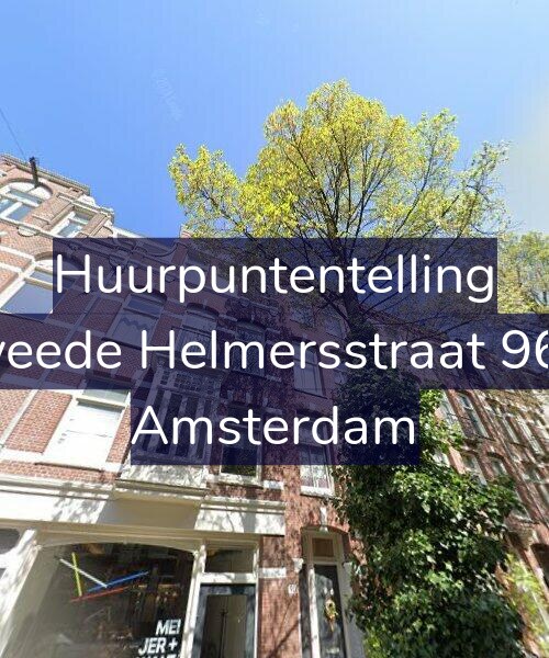 Foto gevel Huurpuntentelling voor Tweede Helmersstraat 96-3, Amsterdam