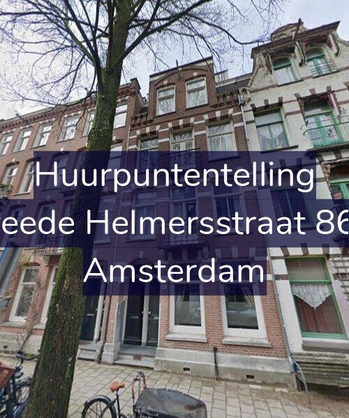 Foto gevel Huurpuntentelling voor Tweede Helmersstraat 86-H, Amsterdam
