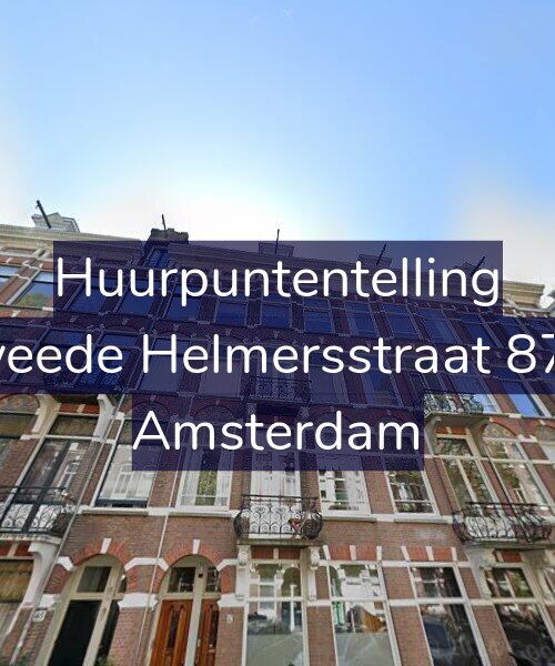 Foto gevel Huurpuntentelling voor Tweede Helmersstraat 87-3, Amsterdam