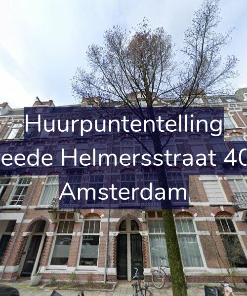 Foto gevel Huurpuntentelling voor Tweede Helmersstraat 40-H, Amsterdam