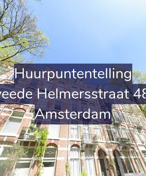Foto gevel Huurpuntentelling voor Tweede Helmersstraat 48-3, Amsterdam