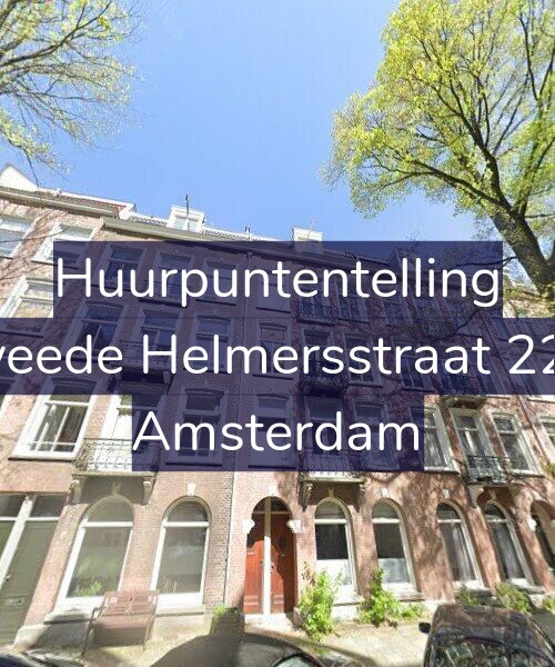Foto gevel Huurpuntentelling voor Tweede Helmersstraat 22-4, Amsterdam